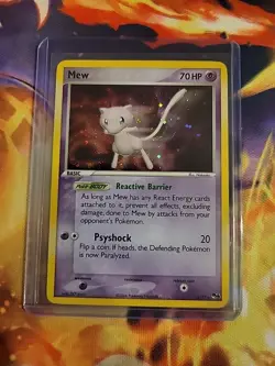 Pokemon TCG Mew Pop Series 4 Holo Card 4/17 - Image 1