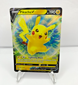 Pikachu V SWSH198 Holofoil Promo Pokemon TCG Card NM - Image 1