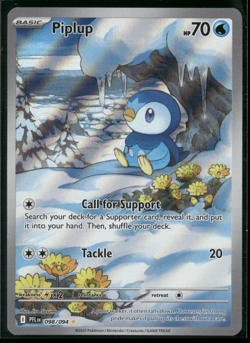 Piplup 098/094 Mega Evolution Phantasmal Flames Holo Pokemon Card - Image 1