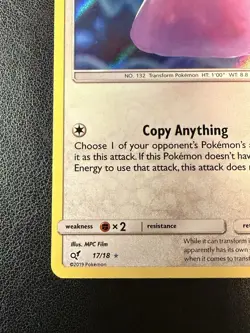 Ditto - 17/18 - Detective Pikachu Holo Rare Pokemon Card - NM/LP - Image 5