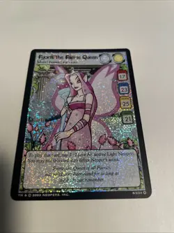 Fyora the Faerie Queen - Neopets Trading Card 2003 8/234 - Rare Holo - Hero Card - Image 1