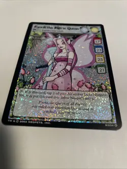 Fyora the Faerie Queen - Neopets Trading Card 2003 8/234 - Rare Holo - Hero Card - Image 3