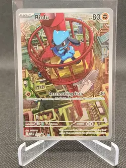 Pokemon TCG - Riolu 010 - MEP 010 2025 Mega Evolution ETB Black Star Promo Card - Image 1