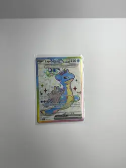 Lapras EX Stellar Crown Holo Card 158/142SV07 Near Mint Condition Double Rare - Image 1
