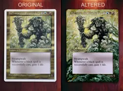 Sol'kanar the Swamp King *Magic Altered Hand Painted Extended Art* MTG by Erich - Image 2