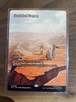 MTG Sunbaked Canyon (58/319) Avatar The Last Airbender Eternal NM - Image 1