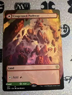 MTG - Cragcrown Pathway (Borderless) Zendikar Rising Regular NM - Image 1