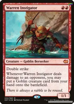 Warren Instigator [DDT - 32] - LP [Foil] TCG MTG - Image 1