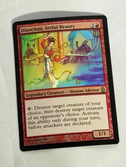 MTG FOIL Diaochan, Artful Beauty Commander's Arsenal Magic the Gathering - Image 1
