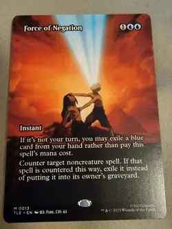 MtG: Force of Negation (Borderless) Avatar: The Last Airbender: Regular - Image 1