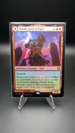 MTG Toralf, God of Fury- Kaldheim Mythic 154 Foil NM/M - Image 1