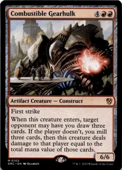 Combustible Gearhulk [DRC - 102]Normal - Image 1