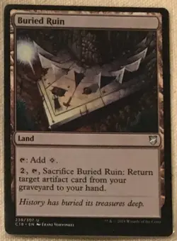Buried Ruin Commander 2018 Magic The Gathering MTG Near Mint - Image 1