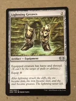 Lightning Greaves X1 Double Masters NM Condition See Front/back Pics - Image 1