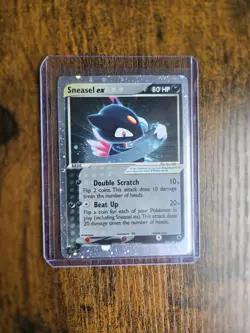 Pokemon 2003 Sneasel EX Ruby and Sapphire Holo Ultra Rare Card 103/109 - Image 1