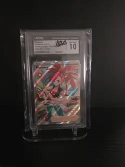 CGC Gem Mint 10 2021 Pokemon Flannery Ultra Rare Chilling Reign #191 - Image 1