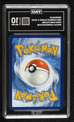 Reshiram ex Special Illustration Rare Pokemon White Flare WHT TAG 10 GEM MINT - Image 2