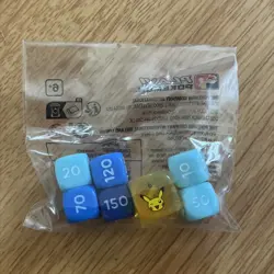 Play Pokemon Dice Pikachu Heads Tails & Damage Counters New Sealed TCG - Image 2