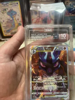 Pokemon Lucario Vstar Japanese SAR Vstar Universe 226/172 TAG 10 Gem Mint - Image 2