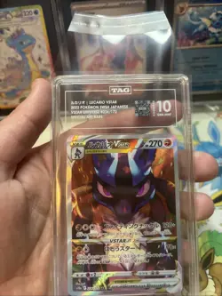 Pokemon Lucario Vstar Japanese SAR Vstar Universe 226/172 TAG 10 Gem Mint - Image 3