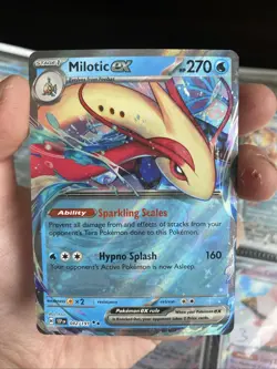 Milotic EX 42/191 Pokemon TCG Scarlet & Violet Surging Sparks Double Rare NM - Image 1