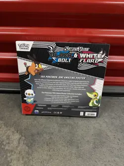 POKEMON SV10.5 BLACK BOLT WHITE FLARE POSTER COLLECTION BOX SEALED - Image 2