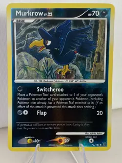 Murkrow - Supreme Victors - 72/147 - Reverse Holo - Uncommon - Pokemon TCG - LP - Image 1
