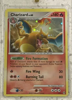 Pokemon TCG Charizard 1/99 Arceus Holo - Image 1