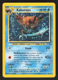 Kabutops 6/75 Pokemon TCG Neo Discovery MP - Image 1