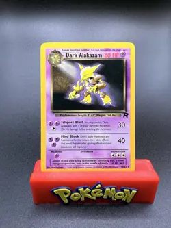 Pokemon TCG Dark Alakazam Team Rocket 18/82 non-holo rare 2000 NM - Image 1