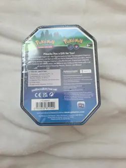 Pokemon TCG Pokemon GO Tin 4 Booster Packs 1 Foil + Sticker Sheet 2022 Sealed 820650850776 - Image 3