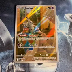 Pokemon Mimikyu SVP 075 Illustration Rare Holo Black Star Promo Sealed - Image 1