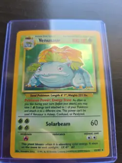 Pokemon Venusaur Holo Rare 15/102 Base Set 1999 Vintage WOTC - Image 2
