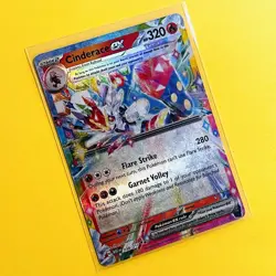 Cinderace ex 038/217 Pokemon TCG Mega Evolution Ascended Heroes Holo Ultra Rare - Image 2