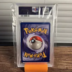 Pokemon Dragonite Fossil 1999-2000 Copyright Unlimited NON Holo Rare #19 PSA 9 - Image 2