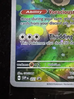 Pokemon Snorlax 051 from ETB 151 S&V/Sw&Sh NM Condition Promo Black Star Sealed - Image 3