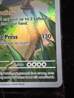 Pokemon Snorlax 051 from ETB 151 S&V/Sw&Sh NM Condition Promo Black Star Sealed - Image 4