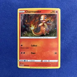 Pokemon Charmander SWSH092 Sword & Shield Black Star Promo Holo NM - Image 1