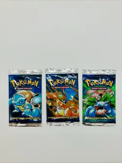 Pokemon Base Set Booster Packs Full Artwork Set WOTC (Light) 1999 - Image 1