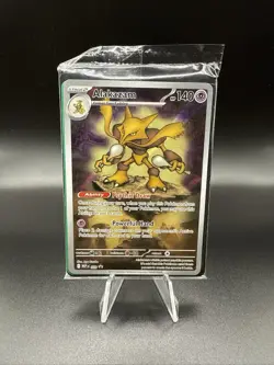 Pokemon TCG, Alakazam MEP 009, Mega Evolution ETB Promo, SEALED, NEW - Image 1