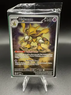 Pokemon TCG, Alakazam MEP 009, Mega Evolution ETB Promo, SEALED, NEW - Image 2