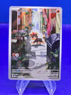 Litleo 139/132 Illustration Rare ME01: Mega Evolution Base NM/M Pokemon TCG - Image 1