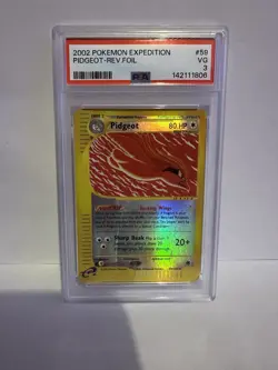POP 1 PSA 3 Pidgeot Reverse Holo Expedition 2002 E-Reader Pokemon Vintage Rare! - Image 1