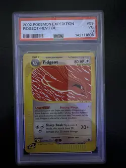 POP 1 PSA 3 Pidgeot Reverse Holo Expedition 2002 E-Reader Pokemon Vintage Rare! - Image 3