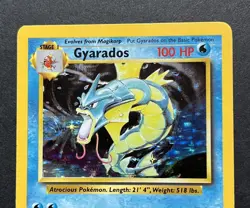 1999 Pokemon - Gyarados Base Set - Holo Foil #6/102 - Vintage - Image 2