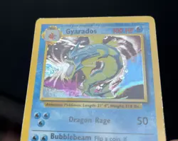 1999 Pokemon - Gyarados Base Set - Holo Foil #6/102 - Vintage - Image 3