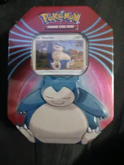 Pokemon TCG 2021 Knockout Snorlax Tin 3 Pack New Factory Sealed - Image 1