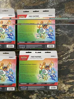 Pokemon TCG First Partner Illustration Collection Series 1 X4 Factory Sealed - Image 4