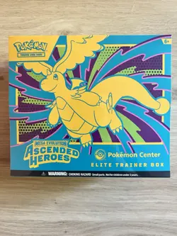 Pokemon Center Mega Evolution—Ascended Heroes Elite Trainer Box Dragonite Zekrom - Image 1