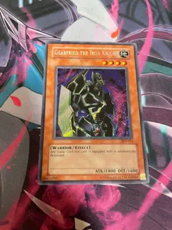 YUGIOH - GEARFRIED THE IRON KNIGHT - BPT - SECRET RARE - LP - Image 1